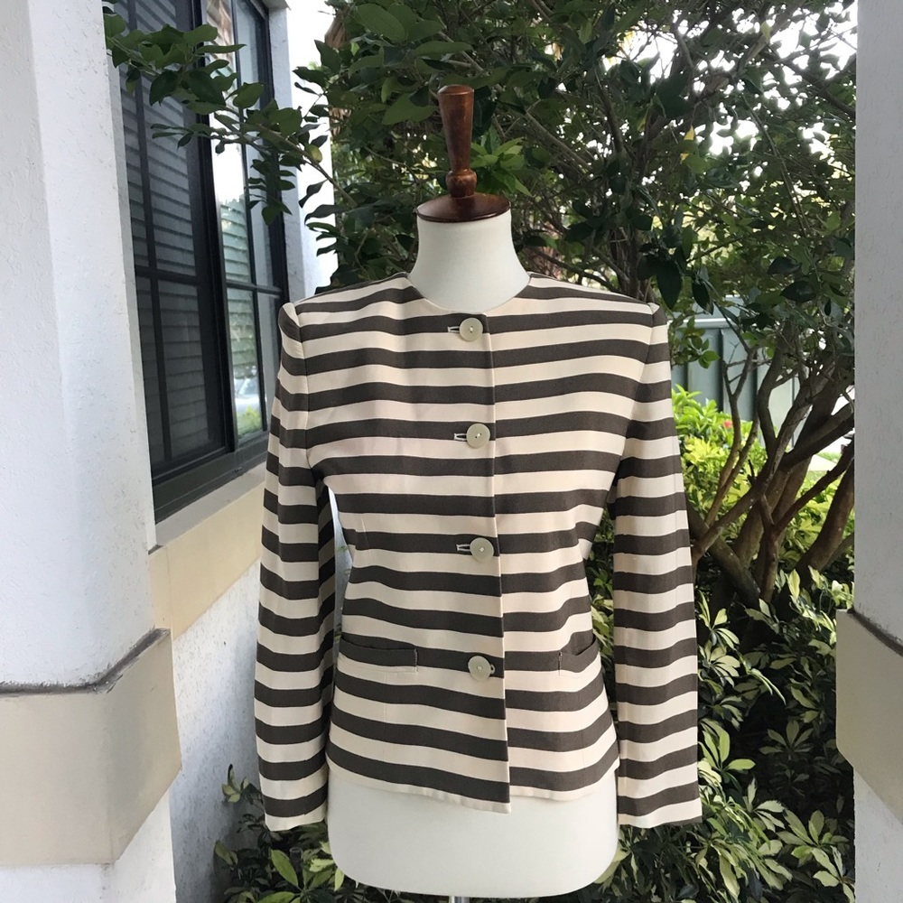 Rena Rowan for Savile Striped Vintage Blazer